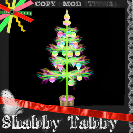 *Shabby* Neon Faux Tree MESH