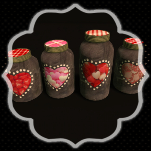 *Shabby* Romance Candy Jars