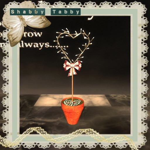 *Shabby* Rustic Love Topiary