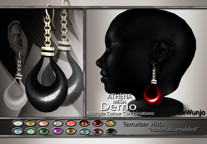 GeWunjo : ATHENA earrings DEMO