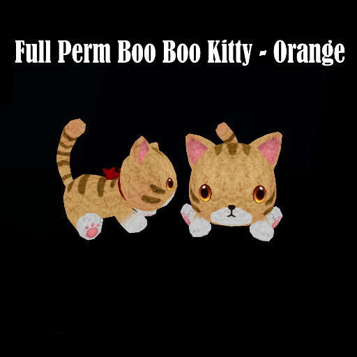 BGC Full Perm Boo boo Kitty - Orange (boxed)