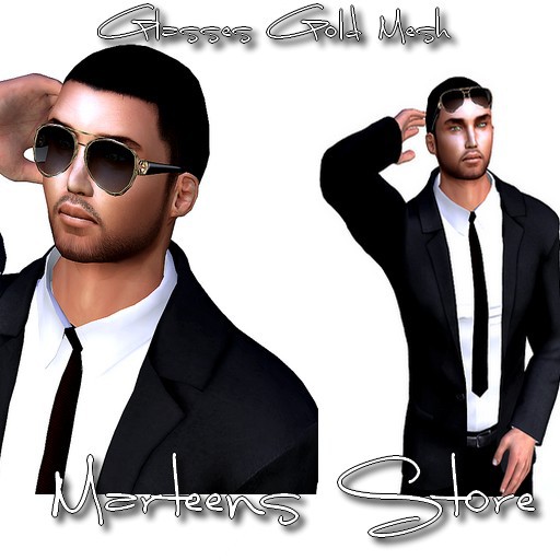 SUNGLASS LIL-V GOLD/BLACK LENS