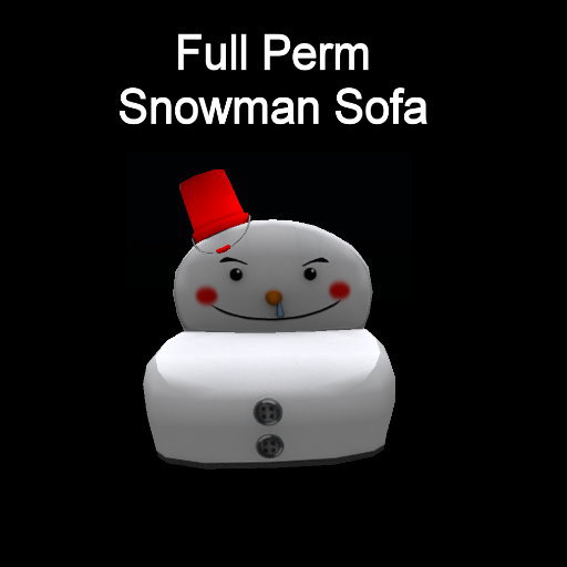 BGC Full Perm Snowman sofa (boxed)