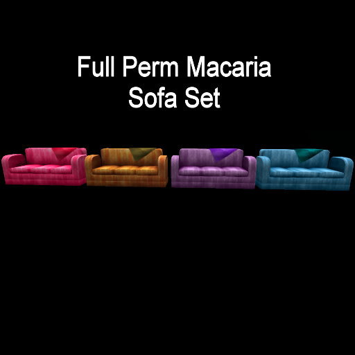 BGC Full Perm Macaria Sofa Set (boxed)