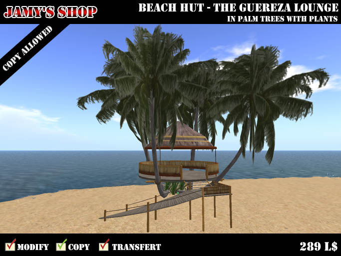 The Guereza Beach Hut - Palm Tree House - Gazebo