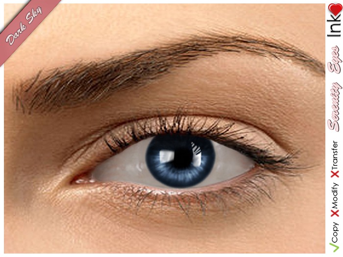 * Inkheart * - Serenity Eyes - Dark Sky (3 Sizes Sys+Mesh)