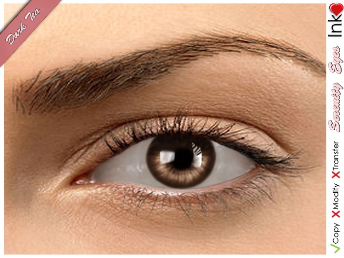 * Inkheart * - Serenity Eyes - Dark Tea (3 Sizes Sys+Mesh)