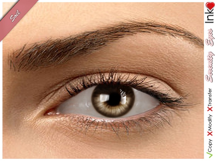 * Inkheart * - Serenity Eyes - Soil (3 Sizes Sys+Mesh)