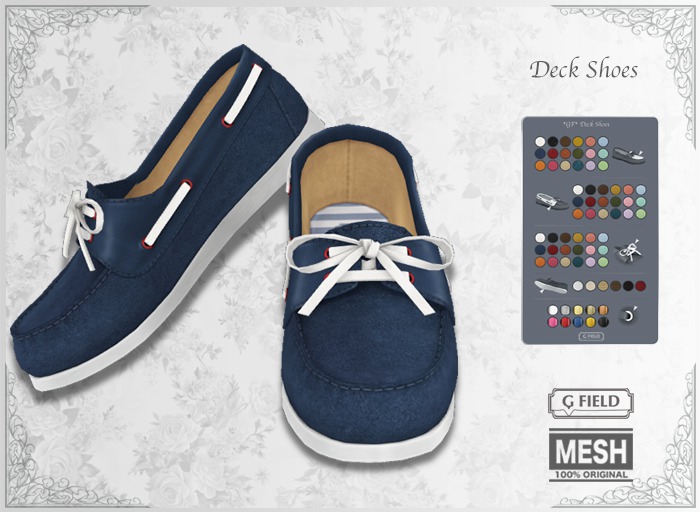 *GF* Deck Shoes -navy- BOX