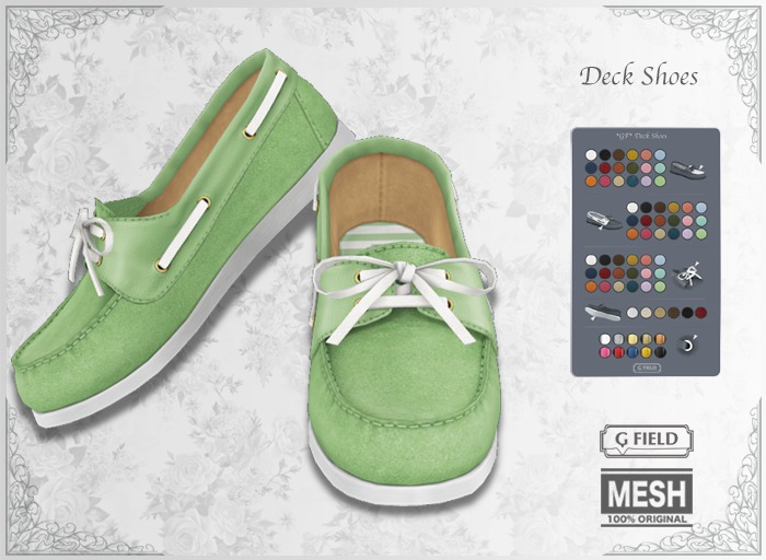*GF* Deck Shoes -lime