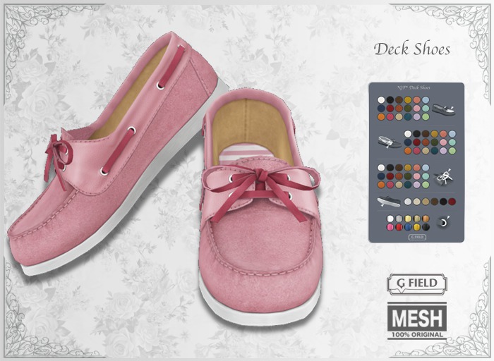 Second Life Marketplace *GF* Deck Shoes pink