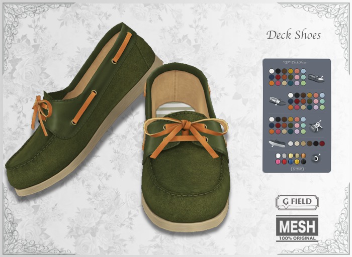 *GF* Deck Shoes -olive