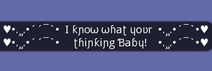 I Know What Your Thinking Baby! - Gesture (with Sound)