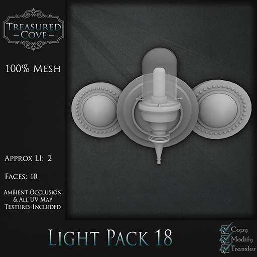 -TC- Light Pack 18 Mesh 50% Discount!!