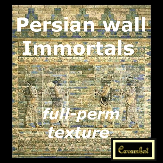 Persian wall immortals (texture)