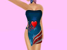 Hearts Over All MiniDress