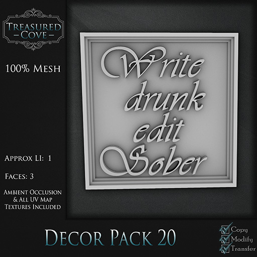 -TC- Decor Pack 20 Mesh 50% Discount!!