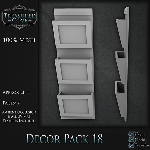 -TC- Decor Pack 18 Mesh 50% Discount!!