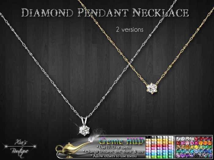 Diamond Necklace Solitaire 