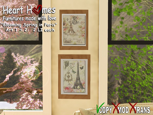 "Blooming Spring in Paris" Wall Art