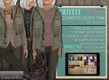 Addams // Complete Outfit Tyra w/HUD // FATPACK