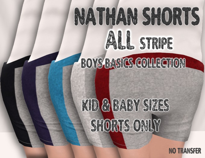 Nathan Shorts STRIPES FATPACK (TD)
