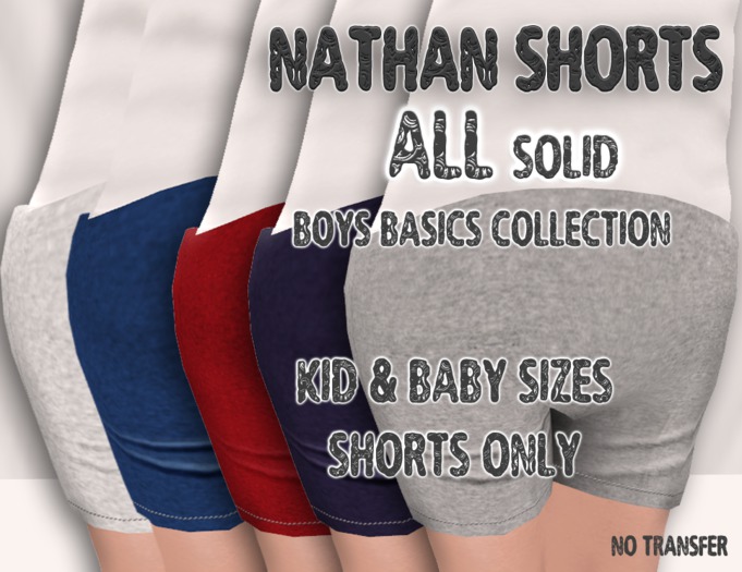 Nathan Shorts SOLIDS FATPACK (TD)