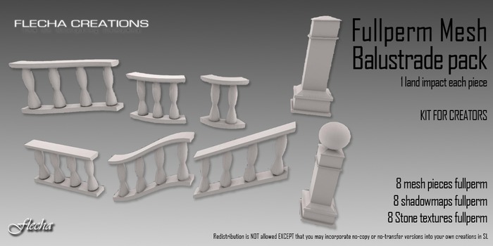 FLECHA Balustrade pack fullperm