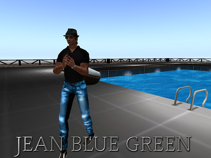JEAN BLUE GREEN