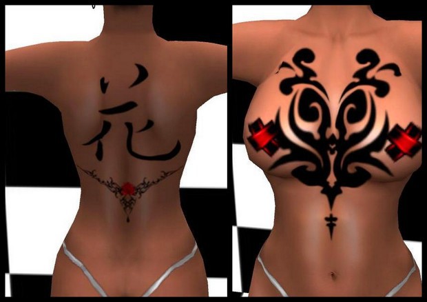 S&B Tattoo Creation Rose with Signs