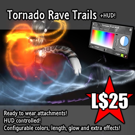 Lightning Trails Rave Attachments