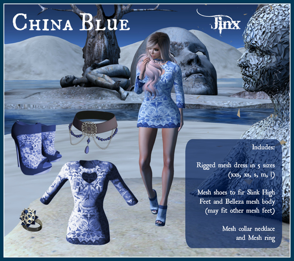 Jinx (DD) China Blue Outfit