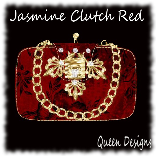 Jasmine Clutch Red