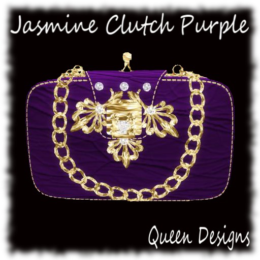 Jasmine Clutch Purple
