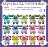 Full Perm MESH Cute Cow kit for builders