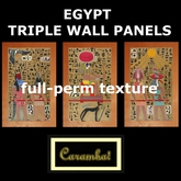 Egypt -  triple wall panels (texture)