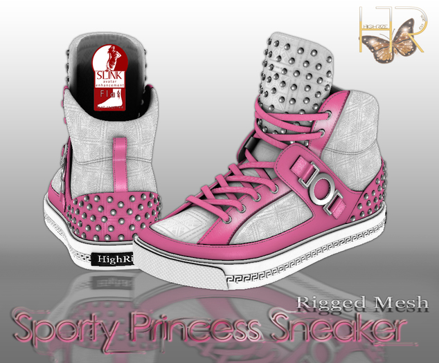 !(HR 3.0)! Sporty Princess Sneakers (Aqua)