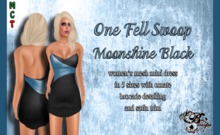 {Ms. B. Designs} One Fell Swoop Moonshine Black Boxed