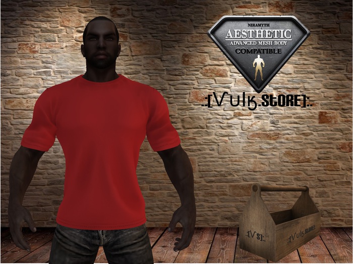 .:[VS]:. Vulk Store - Red Basic T-Shirt BOX