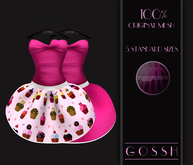 GOSSH Dress Kawai Lolipop Candy Mesh 