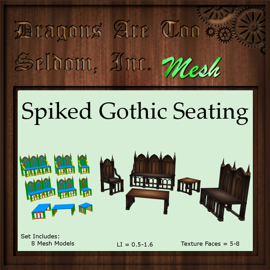DATSI Mesh - Spiked Gothic Seating Set  