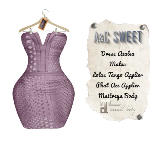 {A&C} Sweet-Dress  Azalea(Malva)