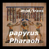 Egypt -  papyrus Pharaoh 1