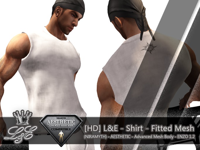 [HD] L&E - Shirt - Fitted Mesh DEMO