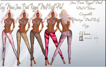 LSR - Sexy Marie Jeans Pants Rigged Mesh With Hud