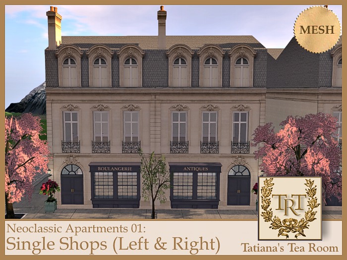 TTR-Neoclassic Apartment 01 Single Shops