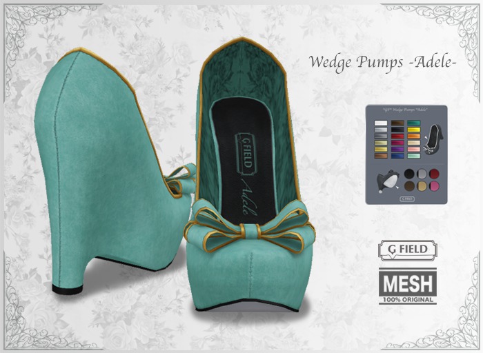 *GF* Adele Wedge Pumps -mint