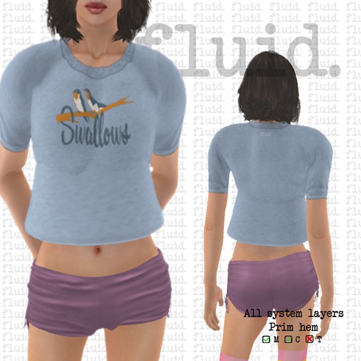 .fluid. Crop top Swallows