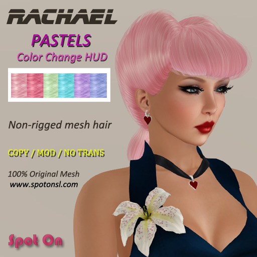 Spot On Hair - Rachael V2 - Pastels