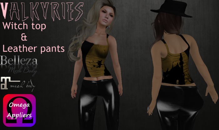 Valkyries Witch top and leather pants Omega
